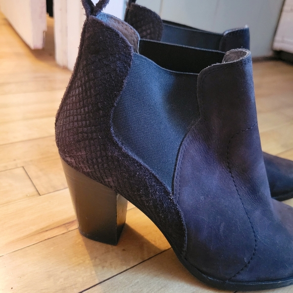 Anthropologie Seychelle Black Boots Booties - Picture 14 of 16